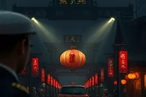 《凌晨四点的码头》封面:雾气中的码头栈桥与刚刚靠岸的渔船