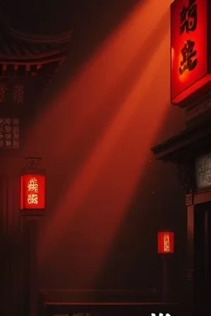 《楼上的邻居》封面:深夜楼上地板上的一双拖鞋与台灯剪影